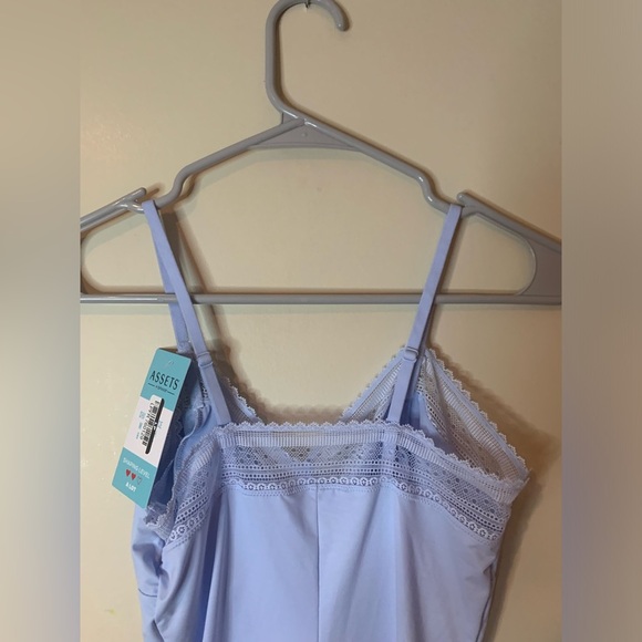 Assets by Spanx Light Blue Shaping Bodysuit - Picture 6 of 8